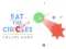 Гульня Eat the circles Colors Game онлайн