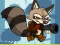Гульня Raccoon adventure game онлайн