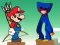 Гульня Mario vs Huggy Wuggy онлайн