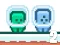 Гульня Green and Blue Cuteman 2 онлайн