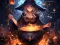 Гульня Anime girls Witchcraft онлайн