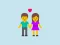 Гульня Love match Compatibility test онлайн