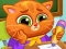 Гульня Lovely Virtual Cat At School онлайн