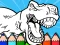Гульня Coloring Dinos For Kids онлайн