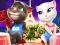 Гульня Talking Tom and Angela Coloring онлайн