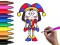 Гульня Pomni Coloring Time онлайн