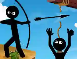 Гульня Bow Master Stickman Hero онлайн