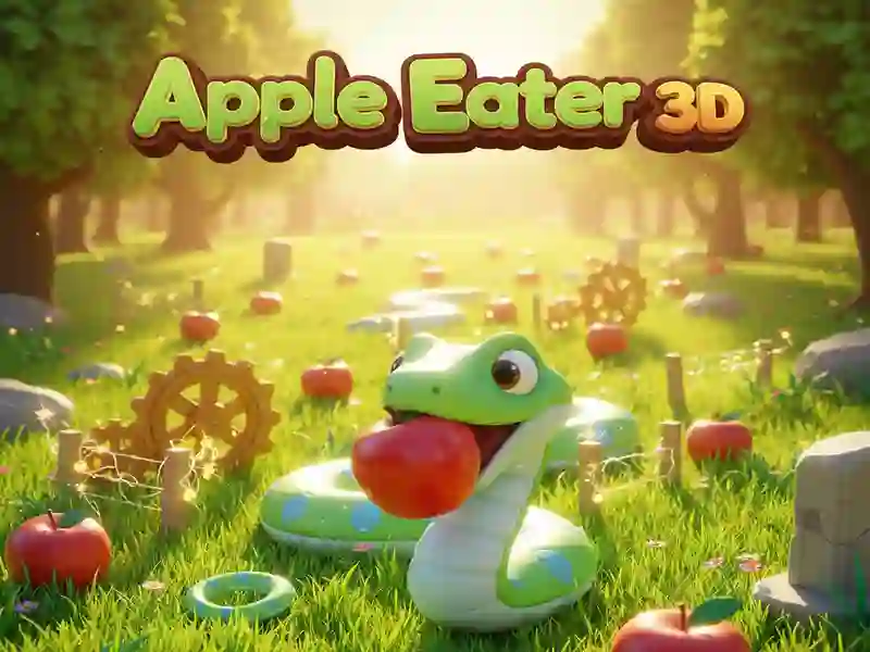 Гульня Apple Eater 3d онлайн