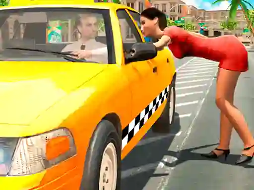 Гульня Crazy Taxi Simulator онлайн
