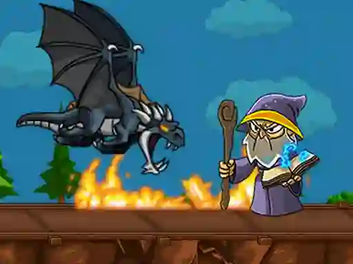 Гульня Dragon vs Mage онлайн