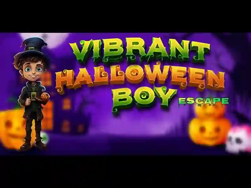 Гульня Vibrant Halloween Boy Escape онлайн
