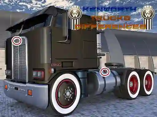 Гульня Kenworth Trucks Differences онлайн