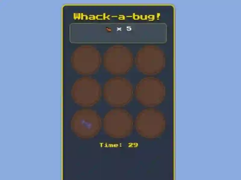 Гульня Whack A Bug Challenge онлайн