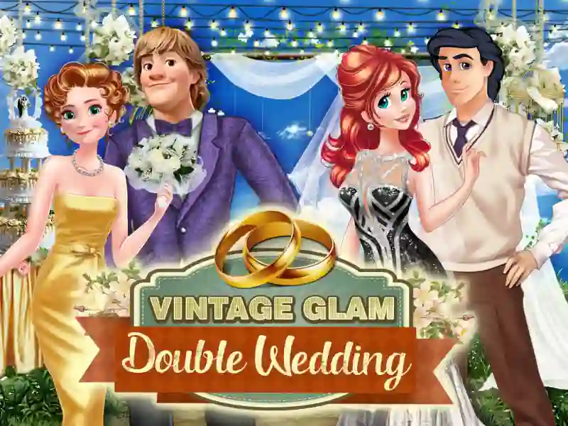 Гульня Vintage Glam: Double Wedding онлайн