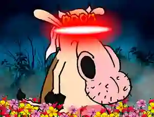 Гульня Laser-cow adventure онлайн