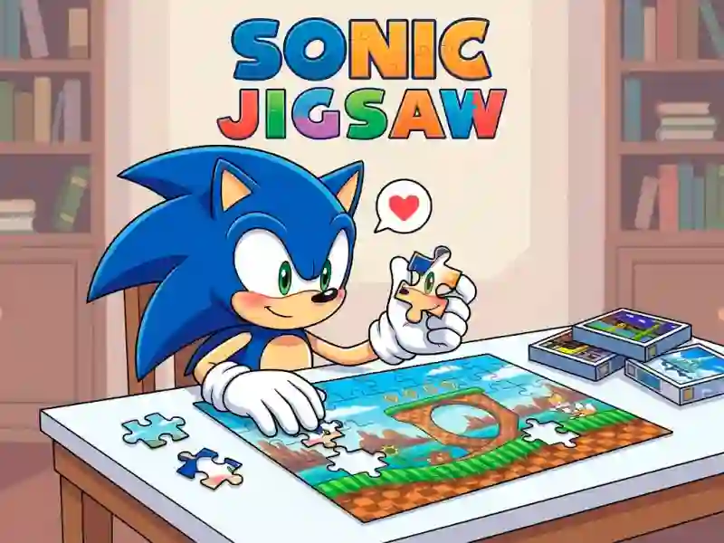 Гульня Sonic Jigsaw онлайн