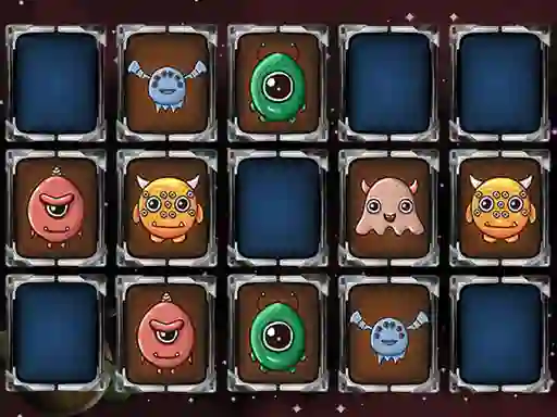 Гульня Aliens Memory Game онлайн