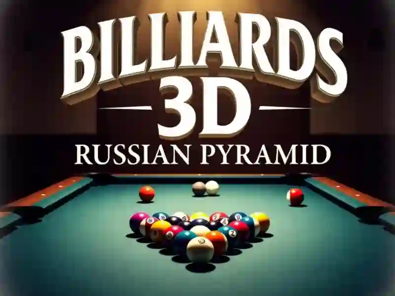 Гульня Billiards 3D Russian Pyramid онлайн