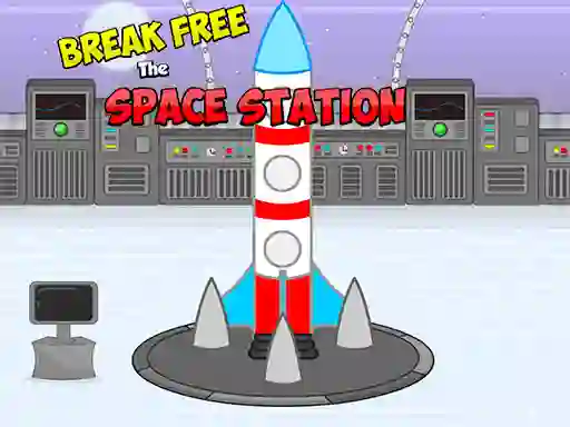 Гульня Break Free Space Station онлайн