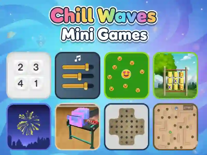 Гульня Chill Waves Mini Games онлайн