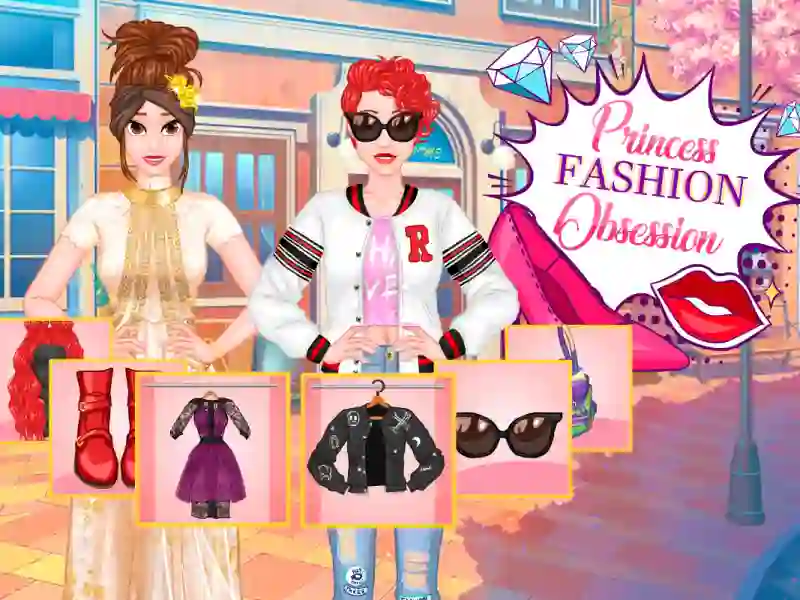 Гульня Princess Fashion Obsession онлайн