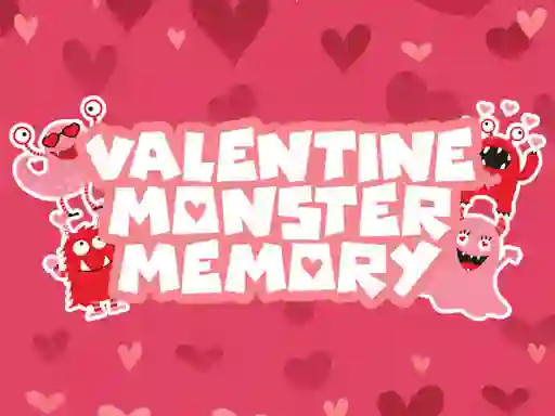 Гульня Valentine Monster Memory онлайн