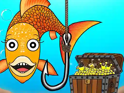 Гульня Fishing For Gold онлайн