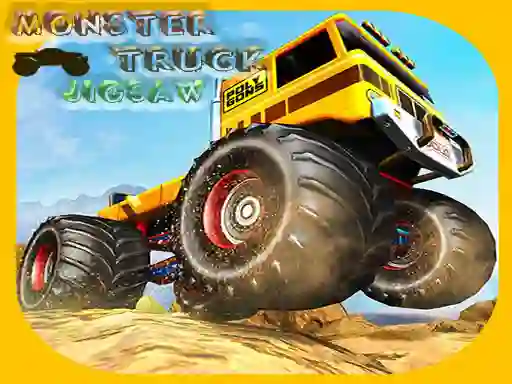 Гульня Monster Trucks Jigsaw онлайн