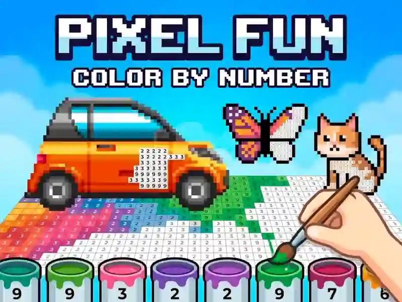 Гульня Pixel Fun Color By Number онлайн
