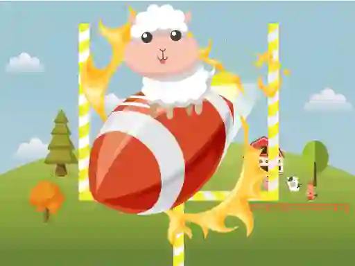 Гульня Animals Rugby Flick онлайн