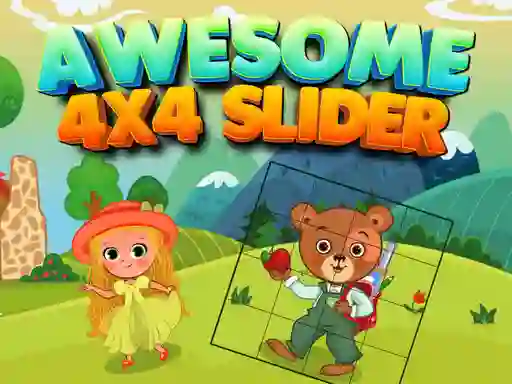 Гульня Awesome 4x4 Slider онлайн