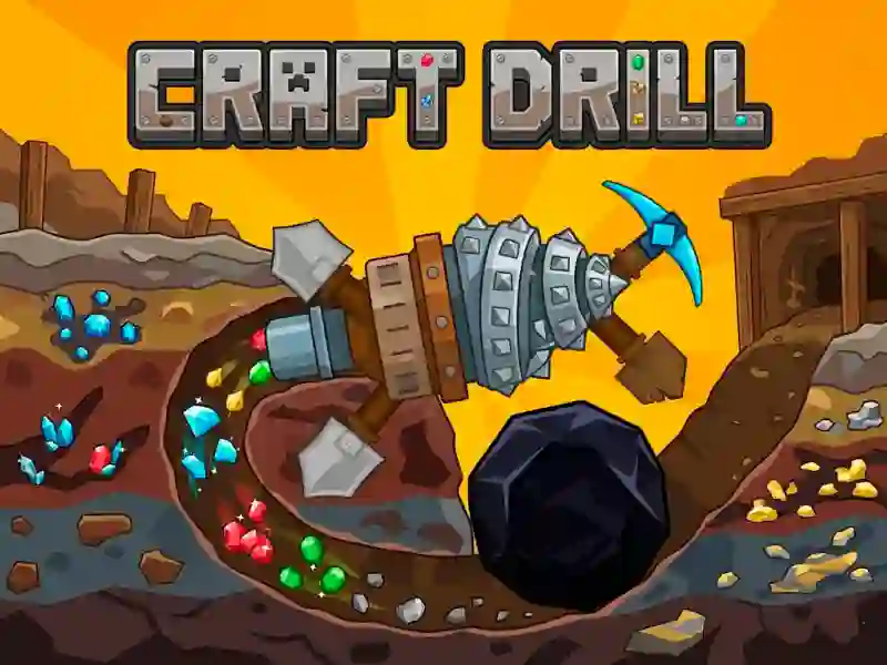 Гульня Craft Drill онлайн