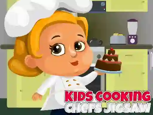 Гульня Kids Cooking Chefs Jigsaw онлайн