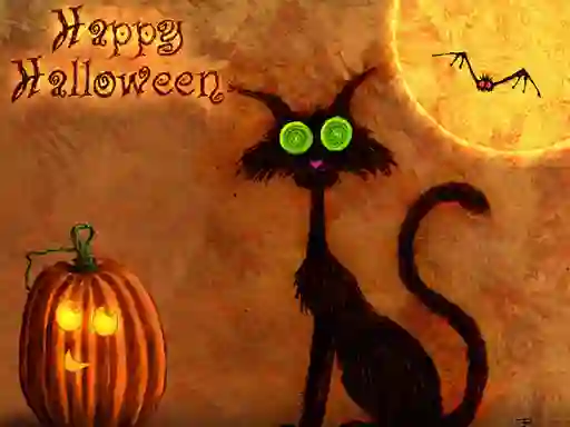 Гульня Happy Halloween 2020 Puzzle онлайн