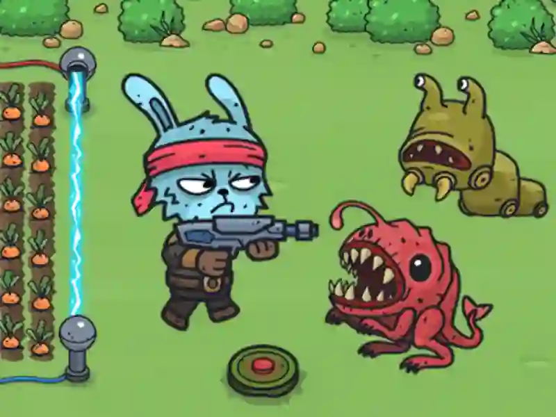 Гульня Farm Defense онлайн