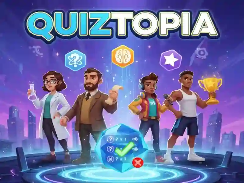 Гульня Quiztopia онлайн
