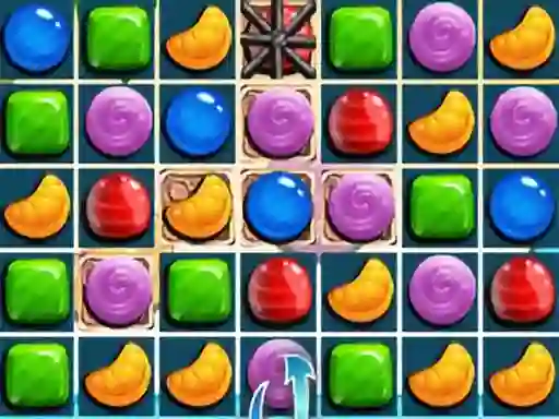 Гульня Sweet Candy Match 3 онлайн