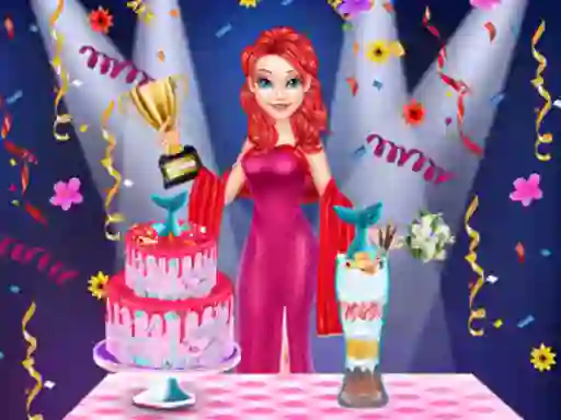 Гульня Mermaid Cake Cooking Design онлайн