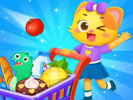 Гульня Supermarket Shopping For Kids онлайн