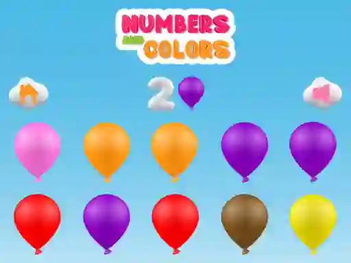 Гульня Numbers And Colors онлайн