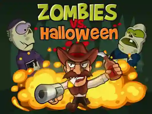 Гульня Zombies Vs Halloween онлайн