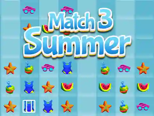 Гульня Match 3 Summer онлайн