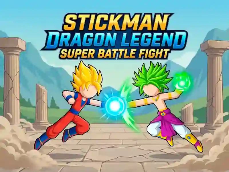 Гульня Stickman Dragon Legend Super Battle Fight онлайн