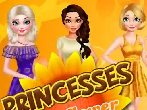 Гульня Princesses Sunflower Delight онлайн