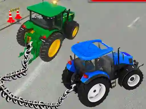 Гульня Chained Tractor Towing Simulator онлайн