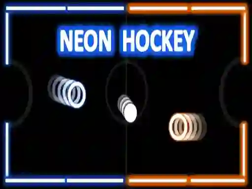Гульня Neon Hockey онлайн