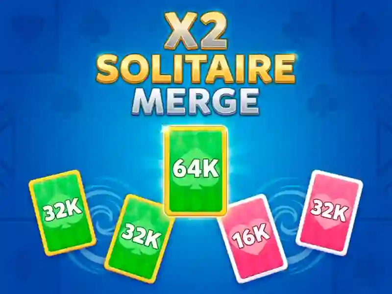 Гульня X2 Solitaire Merge онлайн