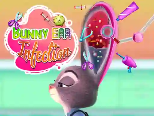 Гульня Bunny Ear Infection онлайн