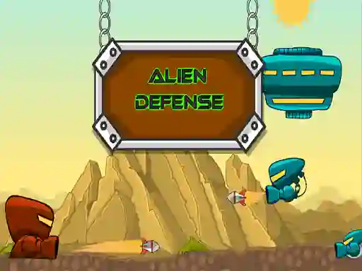Гульня Alien Defense онлайн