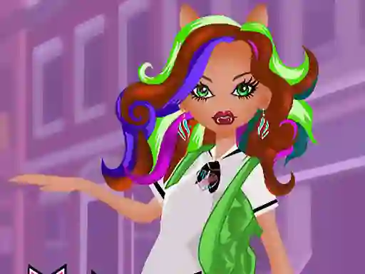 Гульня Monster High Clawdeen онлайн